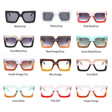 Load image into Gallery viewer, Oversized Square Women&#39;s Glasses Frame New Fashion Clear Lens Big Transparent Eyeglasses Female Eyewear Frames Sunglasses UV400