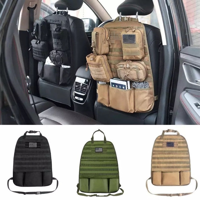 Back Seat Organizer Tactical Accessories, Storage Bag Military Seat Cover Bag