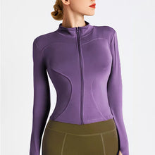 Load image into Gallery viewer, Women&#39;s Slim Fit Lightweight Full Zip-up  Jacket with Thumb Holes