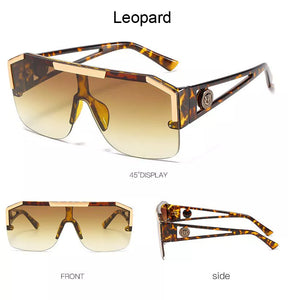 Luxury Oversized Mens Designer Sun Glasses