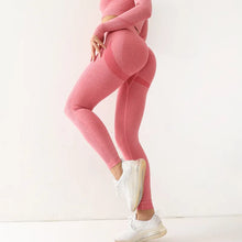 Load image into Gallery viewer, Fitness Seamless Leggings, High Waist Elastic, Push Up Slim Tights