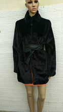 Load image into Gallery viewer, Women&#39;s Autumn and Winter Fox Fur Faux Mink Leather Mid Length Coat
