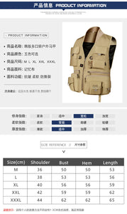 Multi Pockets Tactical Techwear Cargo Vest