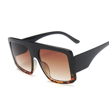 Load image into Gallery viewer, Fashion Square Sunglasses, Oversized Big Frame Designer Gradient Shades