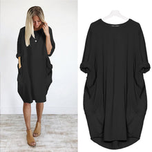 Load image into Gallery viewer, Women Casual Loose Dress with Pocket