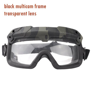 Tactical Airsoft Paintball Goggles Windproof Anti Fog CS Wargame Protection