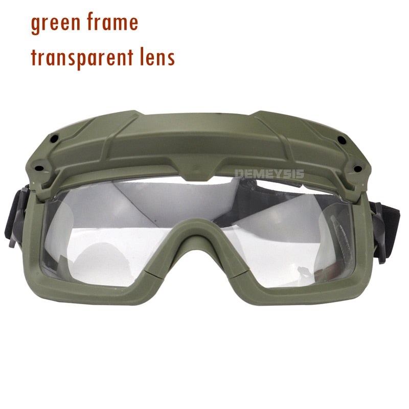 Airsoft - Gafas de protección para paintball, antivaho y resistentes al  viento, para casco táctico para senderismo, caza, CS Wargame