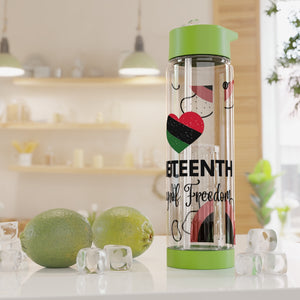 "Juneteenth, The Day Of Freedom" Infuser Water Bottle