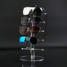 Load image into Gallery viewer, Fashion Acrylic Sunglasses Stand For 5 Pair of Sunglasses