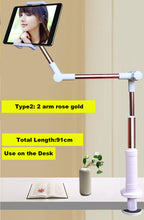 Load image into Gallery viewer, Long Arm Device Holder Stand w/ 360 Rotation For IPhones, IPads &amp; more!