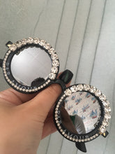 Load image into Gallery viewer, 2020 Women Crystal Diamond Handmade, Flower Design Summer Sunglasses