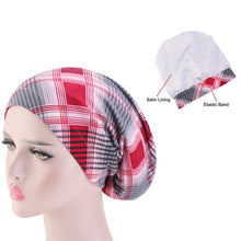 Load image into Gallery viewer, Women&#39;s Satin Lining Hair-wrap Caps