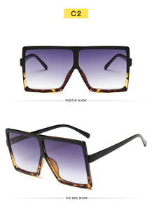 Designer Big Frame UV400 Sunglasses