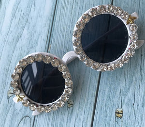 2020 Women Crystal Diamond Handmade, Flower Design Summer Sunglasses