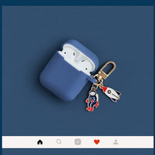 Load image into Gallery viewer, Cosmic Astronaut Spaceman Silicone Cases for Apple Airpods w/ Key Ring