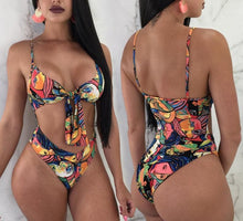 Load image into Gallery viewer, Sexy Womens One Piece Bandage Push-Up Padded Bathing Suite