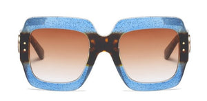 Ladies Ultra Chic Square Designer Sunglasses