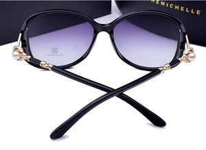 Luxury Quality Polarized Designer Pearl Sunglasses With Box