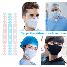 Load image into Gallery viewer, Multi-Colored Length Adjustable Mask Hooks For Ear Support and Relief (6 Pack!)