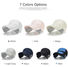 Load image into Gallery viewer, Summer Sun, Wide Brim Hats w/ UV Protective Visor