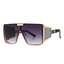 Load image into Gallery viewer, Fashion Square Oversized Retro Sunglasses