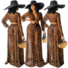 Load image into Gallery viewer, 2 Piece Women&#39;s Sets Top And Long Skirt Summer Autumn Dashiki African Long Sleeve Two Piece Sets Outfit Africa Clothing