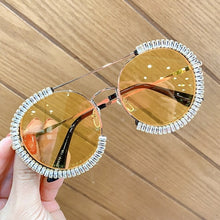 Load image into Gallery viewer, Chic Design Round Shades with Clear Lens
