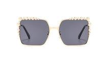 Load image into Gallery viewer, Women Square Luxury Sunglasses W/ Pearl Frame