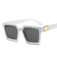 Load image into Gallery viewer, Unisex Square Designer Frame Retro Style Sunglasses