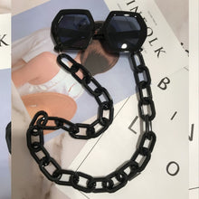Load image into Gallery viewer, Unique Polygon Square Chain Sunglasses