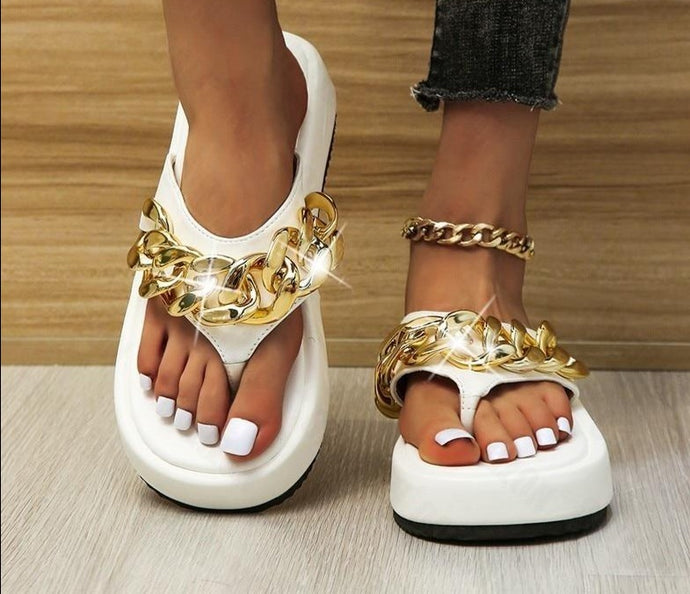 New Fashion Chain Flip-flops Sandals