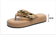 Load image into Gallery viewer, New Fashion Chain Flip-flops Sandals