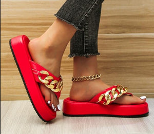 New Fashion Chain Flip-flops Sandals
