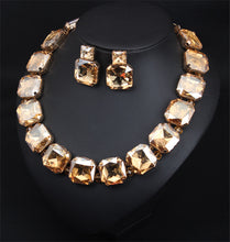 Load image into Gallery viewer, Bohemian Geometric Luxury Statement Bridal Crystal Jewelry Set