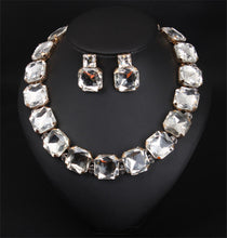 Load image into Gallery viewer, Bohemian Geometric Luxury Statement Bridal Crystal Jewelry Set