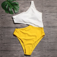 Load image into Gallery viewer, High Waist Trikini Bathing Suit