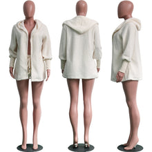Load image into Gallery viewer, Women 2 Piece Fashion Fleece + Shorts Set