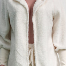Load image into Gallery viewer, Women 2 Piece Fashion Fleece + Shorts Set