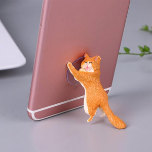 Cat Sucker Smartphone Holder